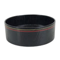 Japanese Lacquered Wooden Sake Snack Cup Vtg Kobachi Bowl Black Gold Red L525