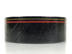 Japanese Lacquered Wooden Sake Snack Cup Vtg Kobachi Bowl Black Gold Red L526