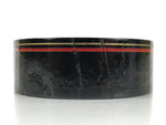 Japanese Lacquered Wooden Sake Snack Cup Vtg Kobachi Bowl Black Gold Red L526