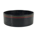 Japanese Lacquered Wooden Sake Snack Cup Vtg Kobachi Bowl Black Gold Red L526