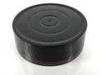 Japanese Lacquered Wooden Sake Snack Cup Vtg Kobachi Bowl Black Gold Red L527