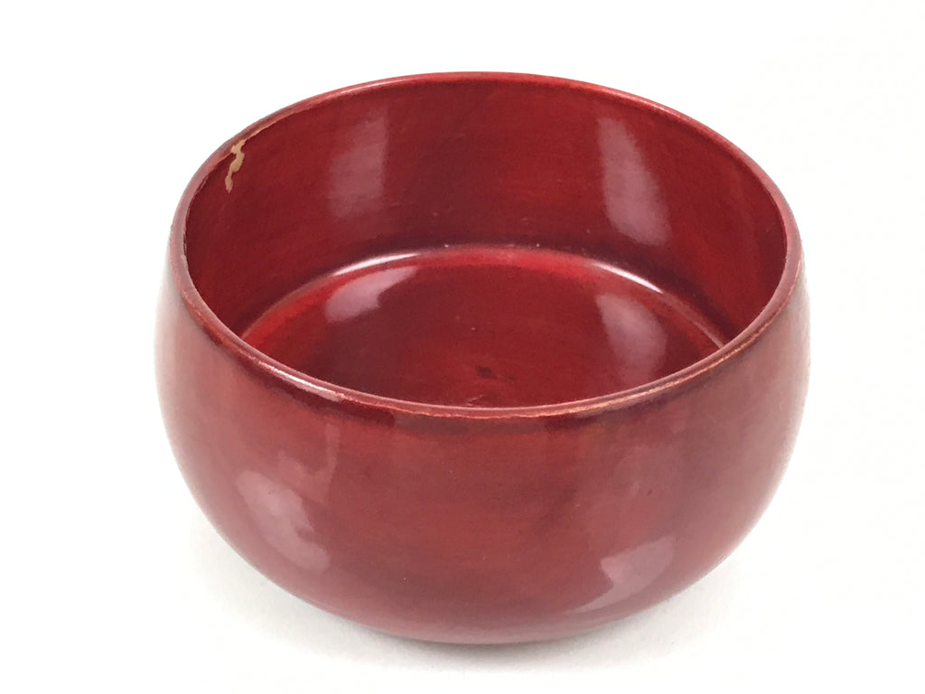Japanese Lacquered Wooden Sake Snack Cup Vtg Kobachi Bowl Hida Shunkei L593