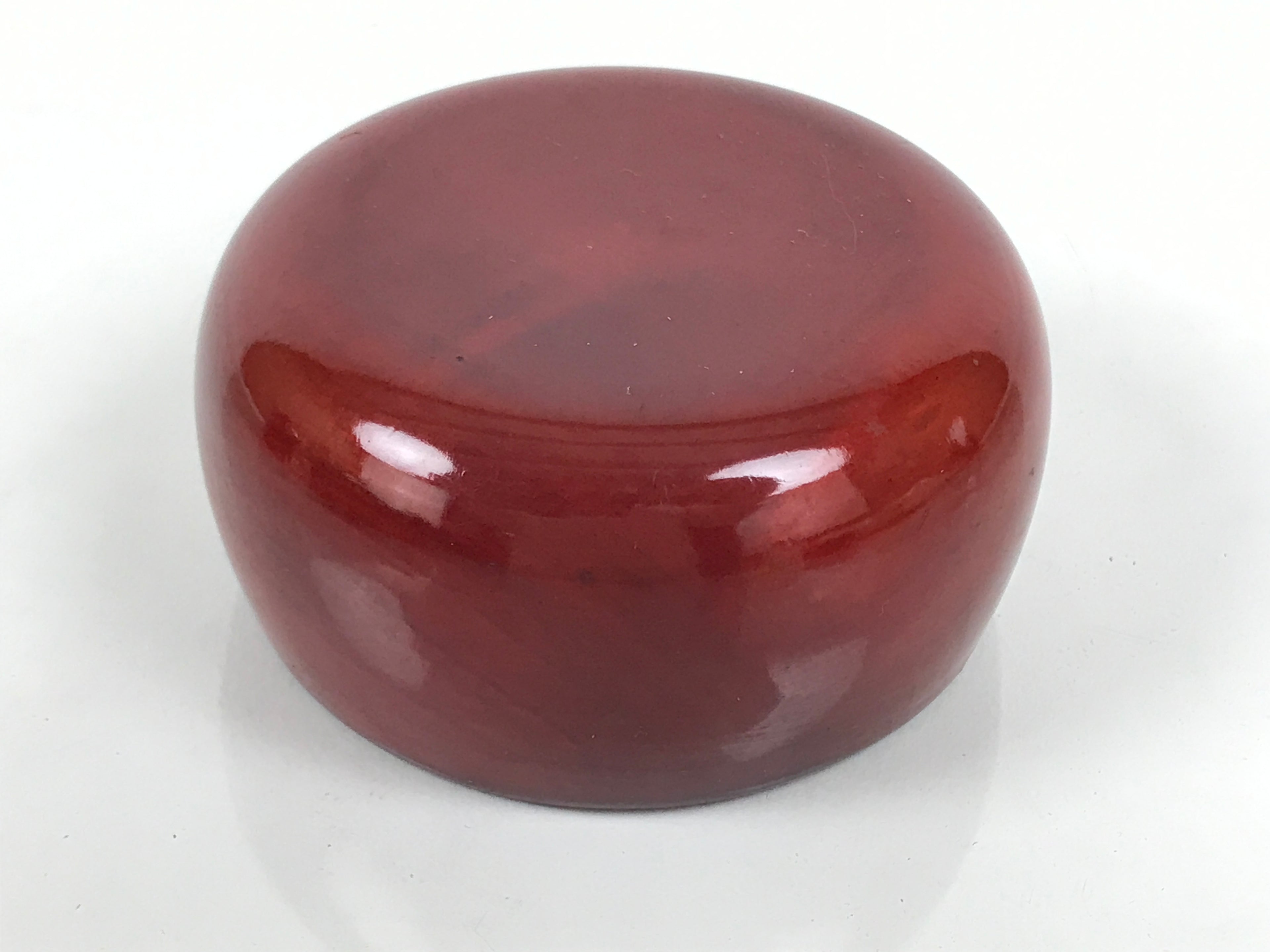 Japanese Lacquered Wooden Sake Snack Cup Vtg Kobachi Bowl Hida Shunkei L593