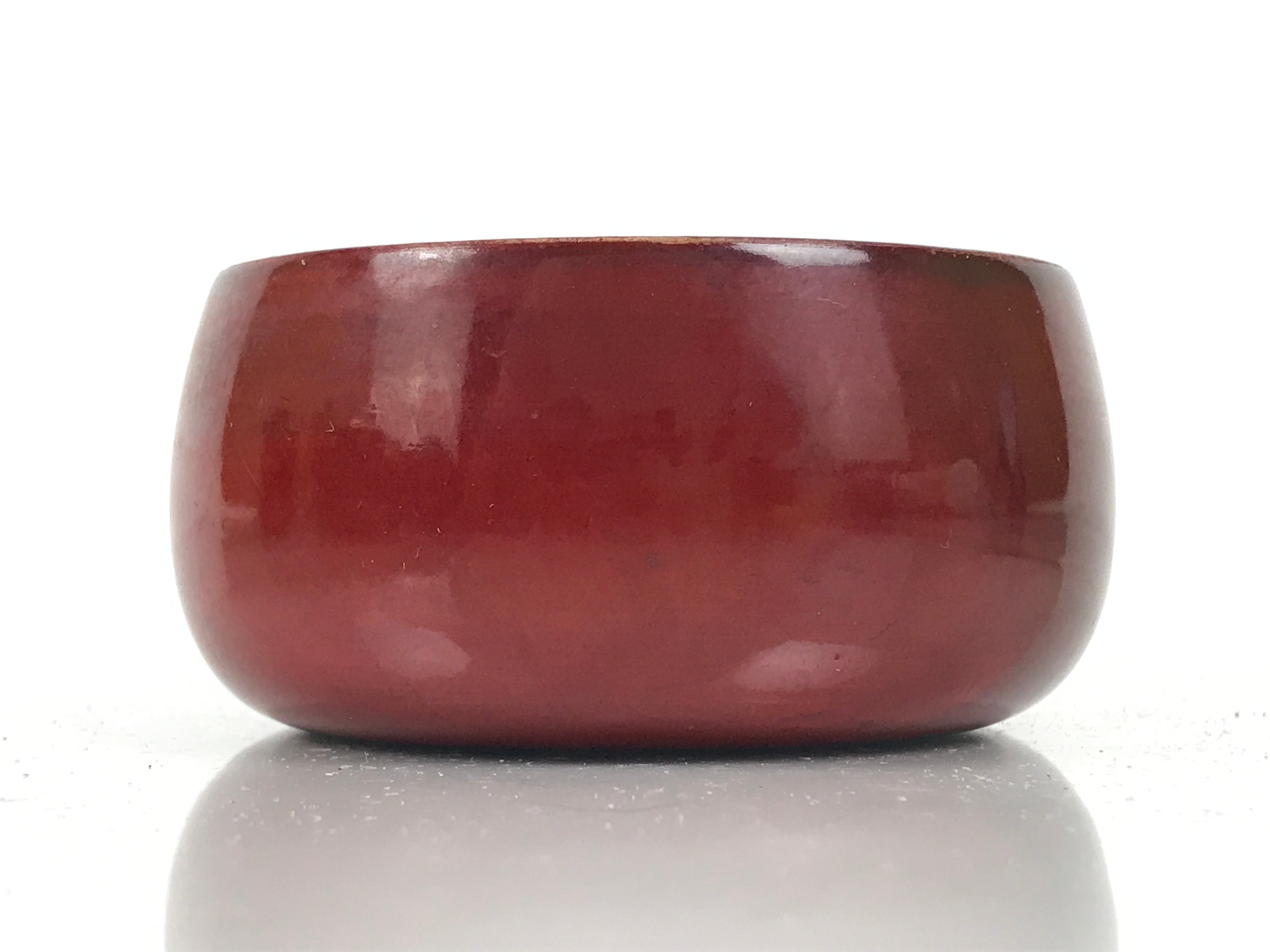 Japanese Lacquered Wooden Sake Snack Cup Vtg Kobachi Bowl Hida Shunkei L593