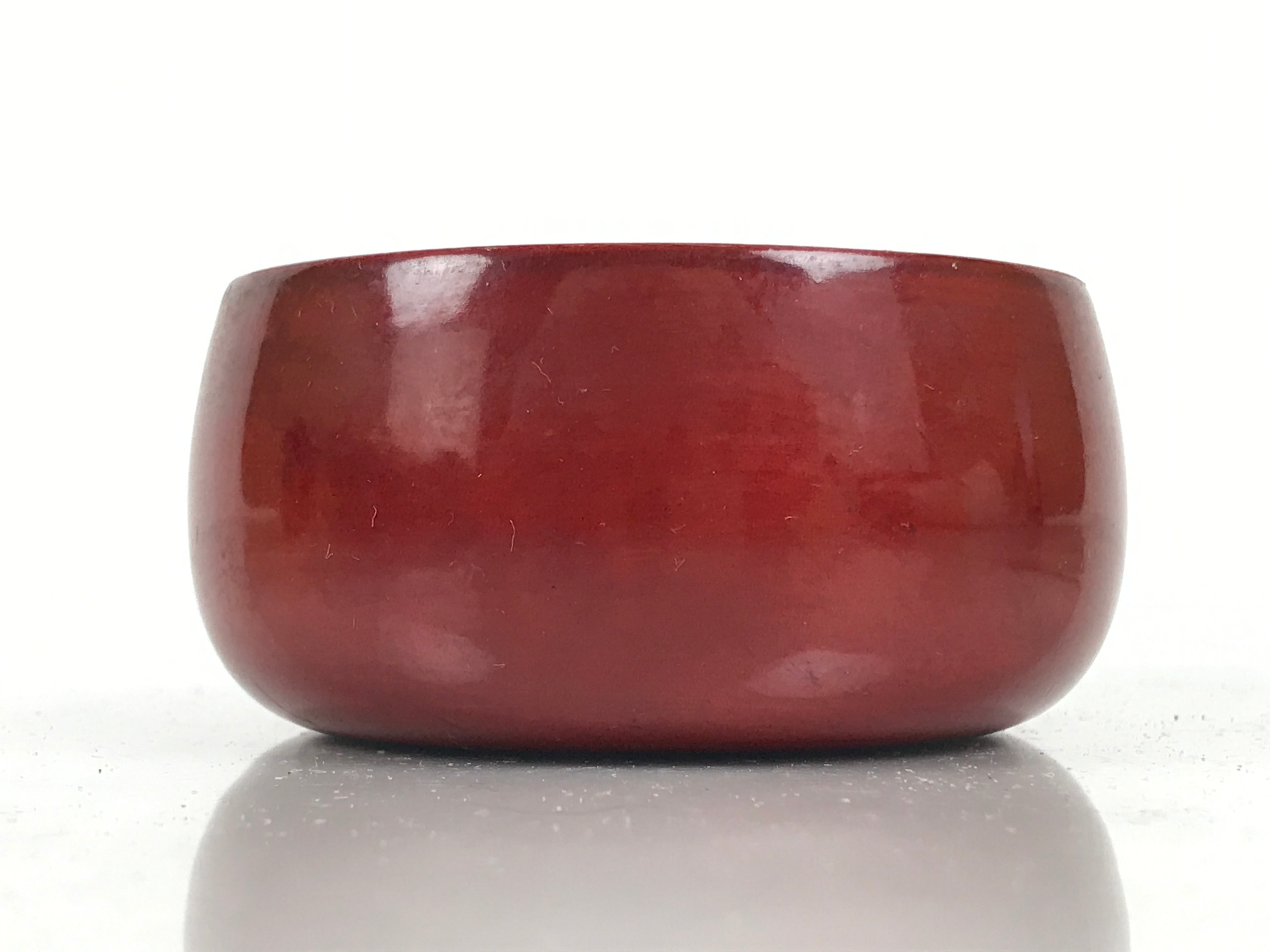 Japanese Lacquered Wooden Sake Snack Cup Vtg Kobachi Bowl Hida Shunkei L593