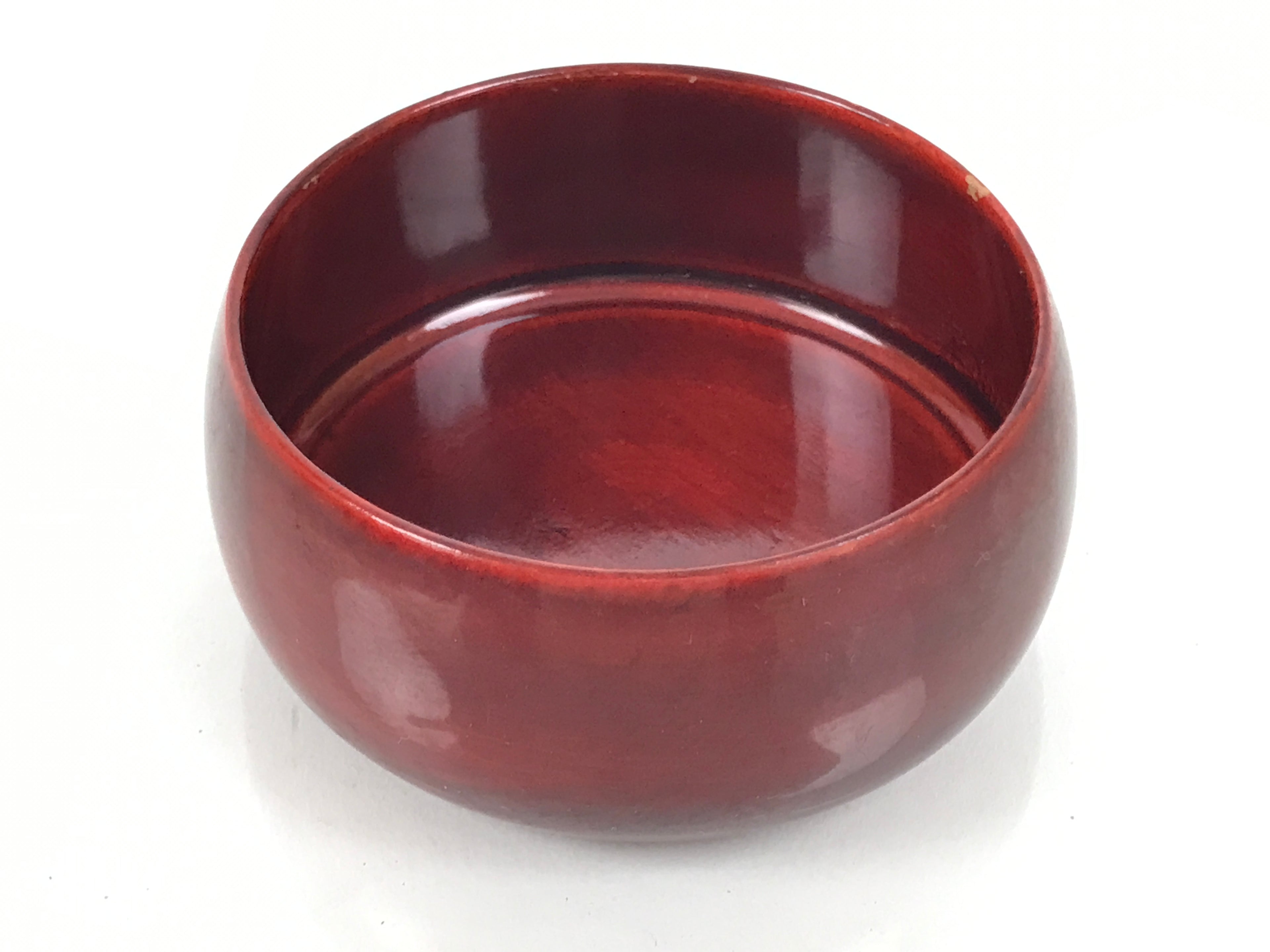 Japanese Lacquered Wooden Sake Snack Cup Vtg Kobachi Bowl Hida Shunkei L594