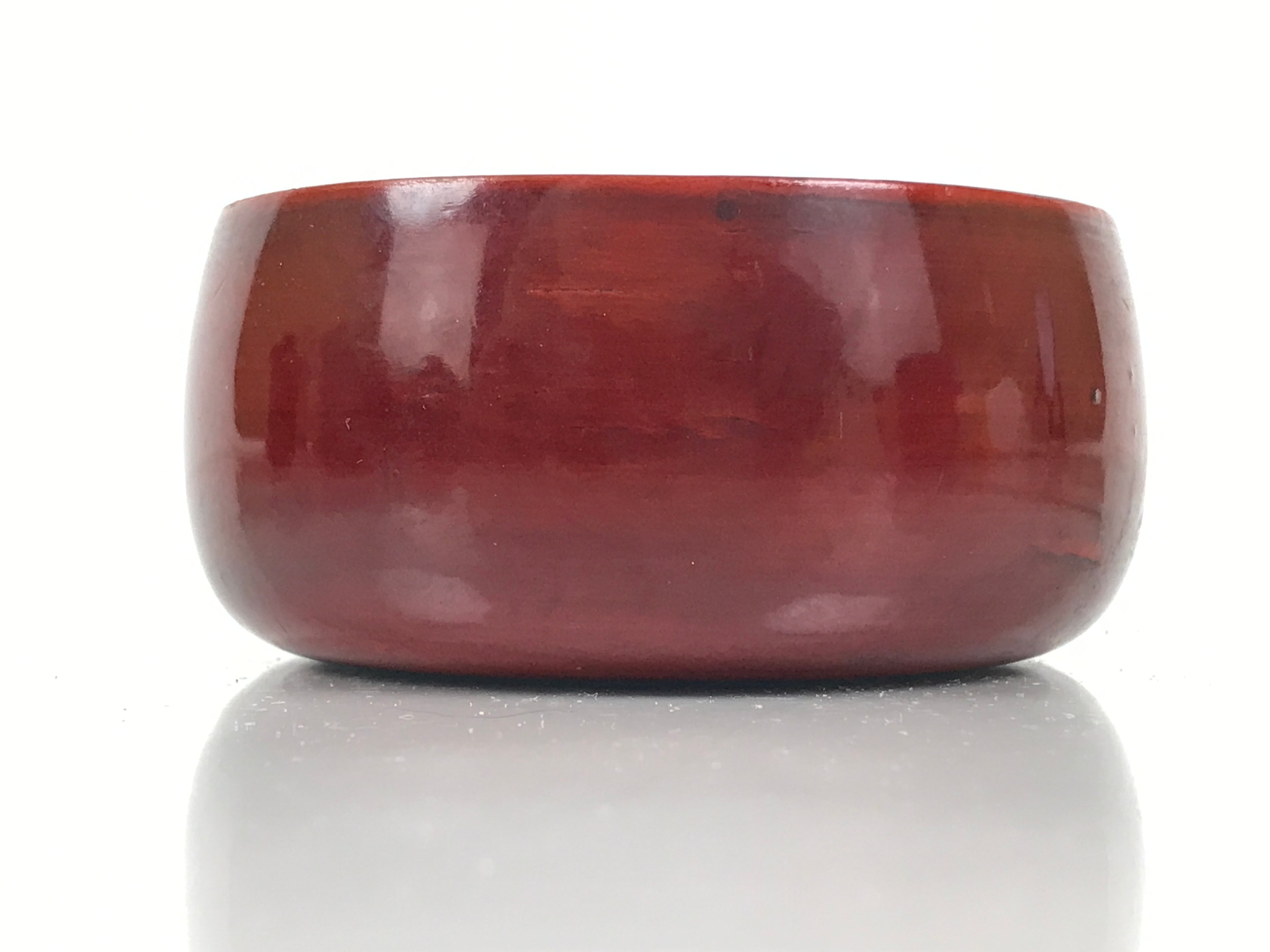 Japanese Lacquered Wooden Sake Snack Cup Vtg Kobachi Bowl Hida Shunkei L595