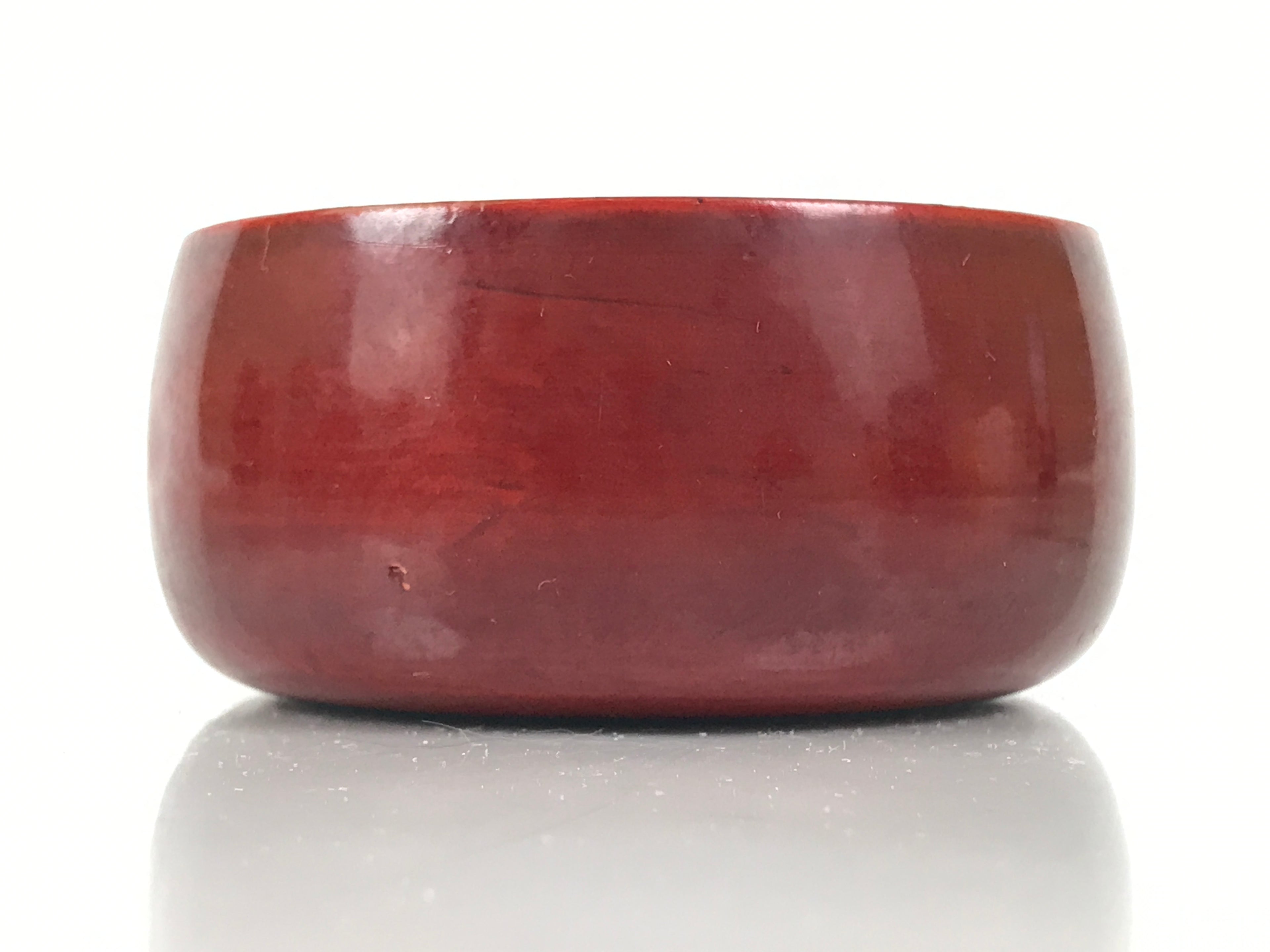 Japanese Lacquered Wooden Sake Snack Cup Vtg Kobachi Bowl Hida Shunkei L595