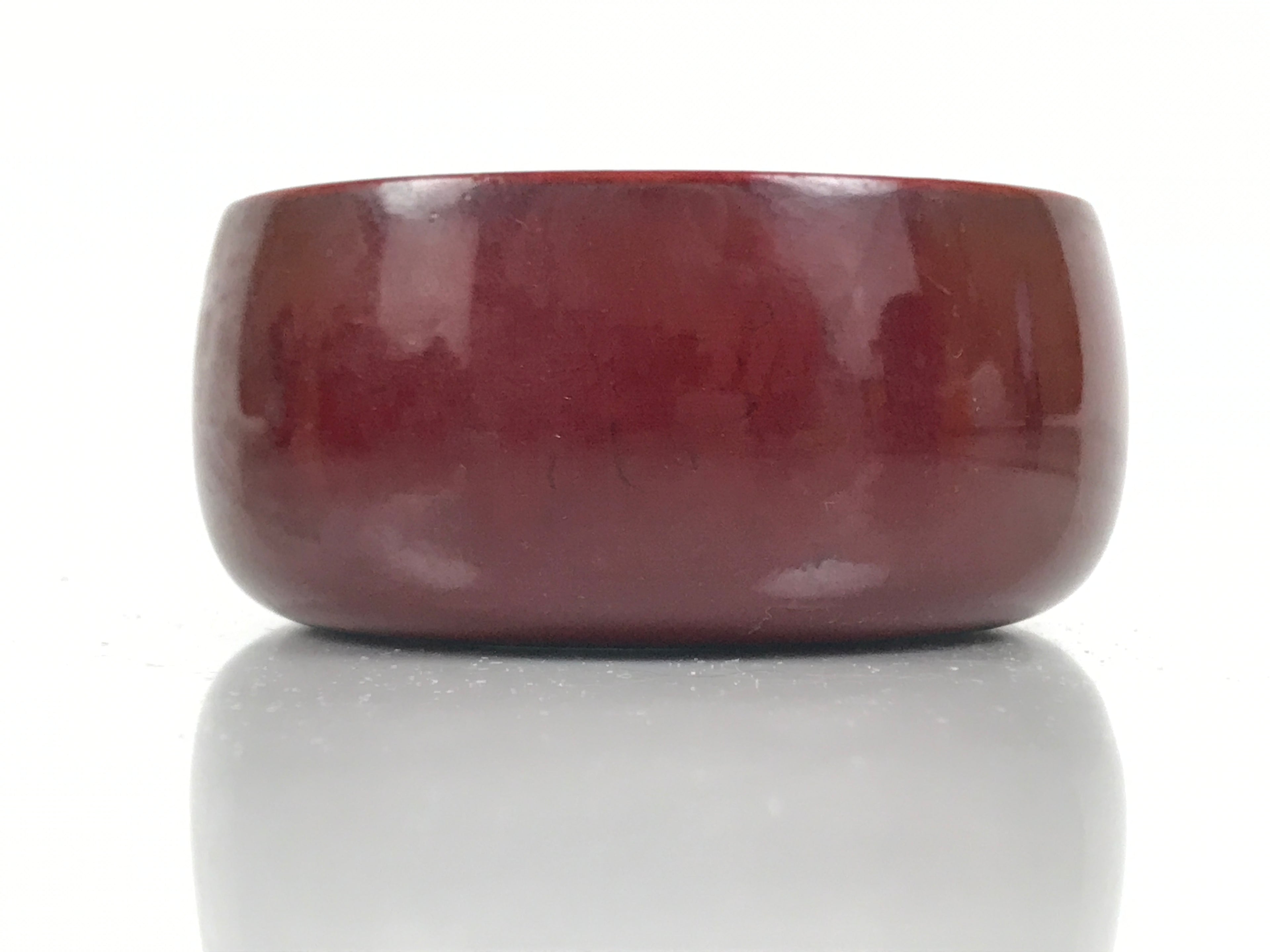 Japanese Lacquered Wooden Sake Snack Cup Vtg Kobachi Bowl Hida Shunkei L596