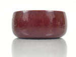 Japanese Lacquered Wooden Sake Snack Cup Vtg Kobachi Bowl Hida Shunkei L596