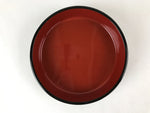 Japanese Lacquered Wooden Serving Dish Vtg Sushioke Tray Bowl Red Black L85