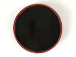 Japanese Lacquered Wooden Serving Dish Vtg Sushioke Tray Bowl Red Black L85