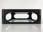 Japanese Lacquered Wooden Serving Table Ozen Vtg Black Gold Storage Box LWB86