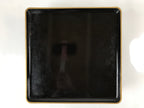 Japanese Lacquered Wooden Serving Table Ozen Vtg Black Gold Storage Box LWB86