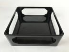 Japanese Lacquered Wooden Serving Table Ozen Vtg Black Gold Storage Box LWB86