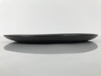Japanese Lacquered Wooden Serving Tray Obon Vtg Round Black Red Akebono L545