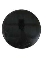 Japanese Lacquered Wooden Serving Tray Obon Vtg Round Red Vermilion Black L431