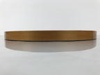 Japanese Lacquered Wooden Serving Tray Obon Vtg Round Red Vermilion Black L551