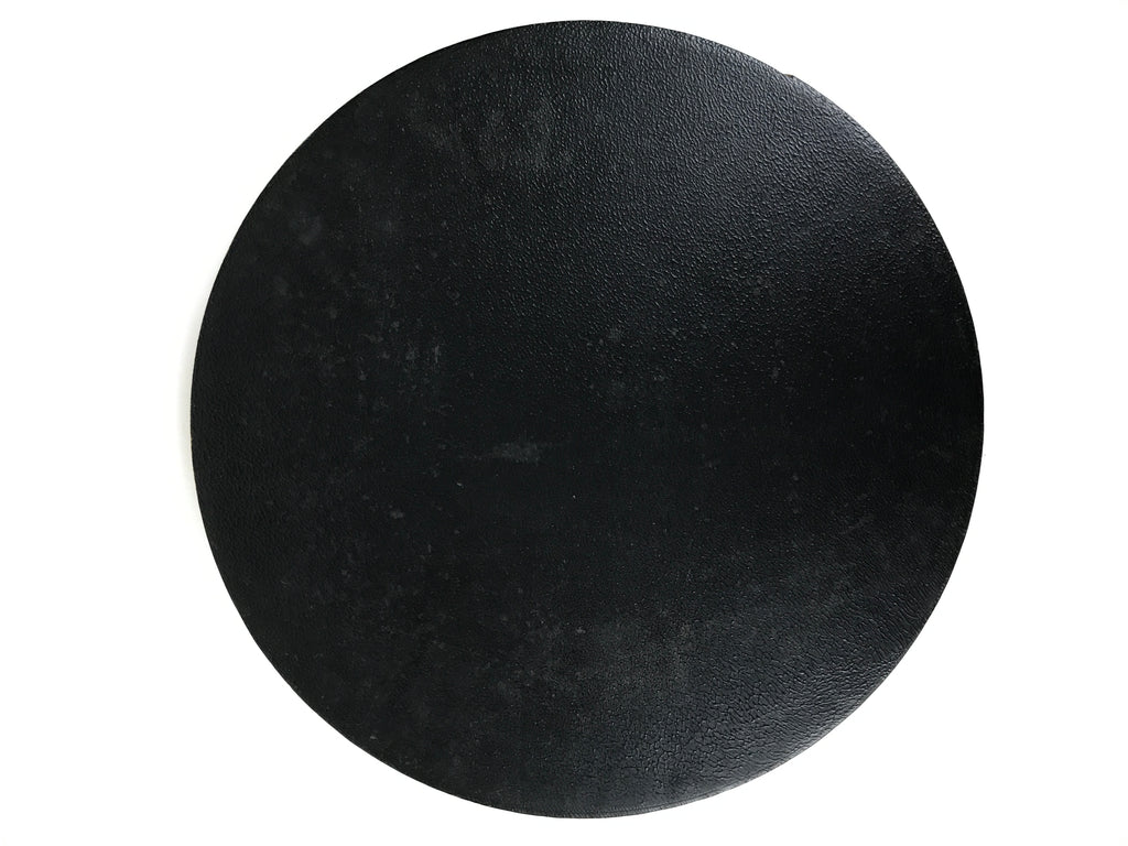 Japanese Lacquered Wooden Serving Tray Obon Vtg Round Red Vermilion Black L551
