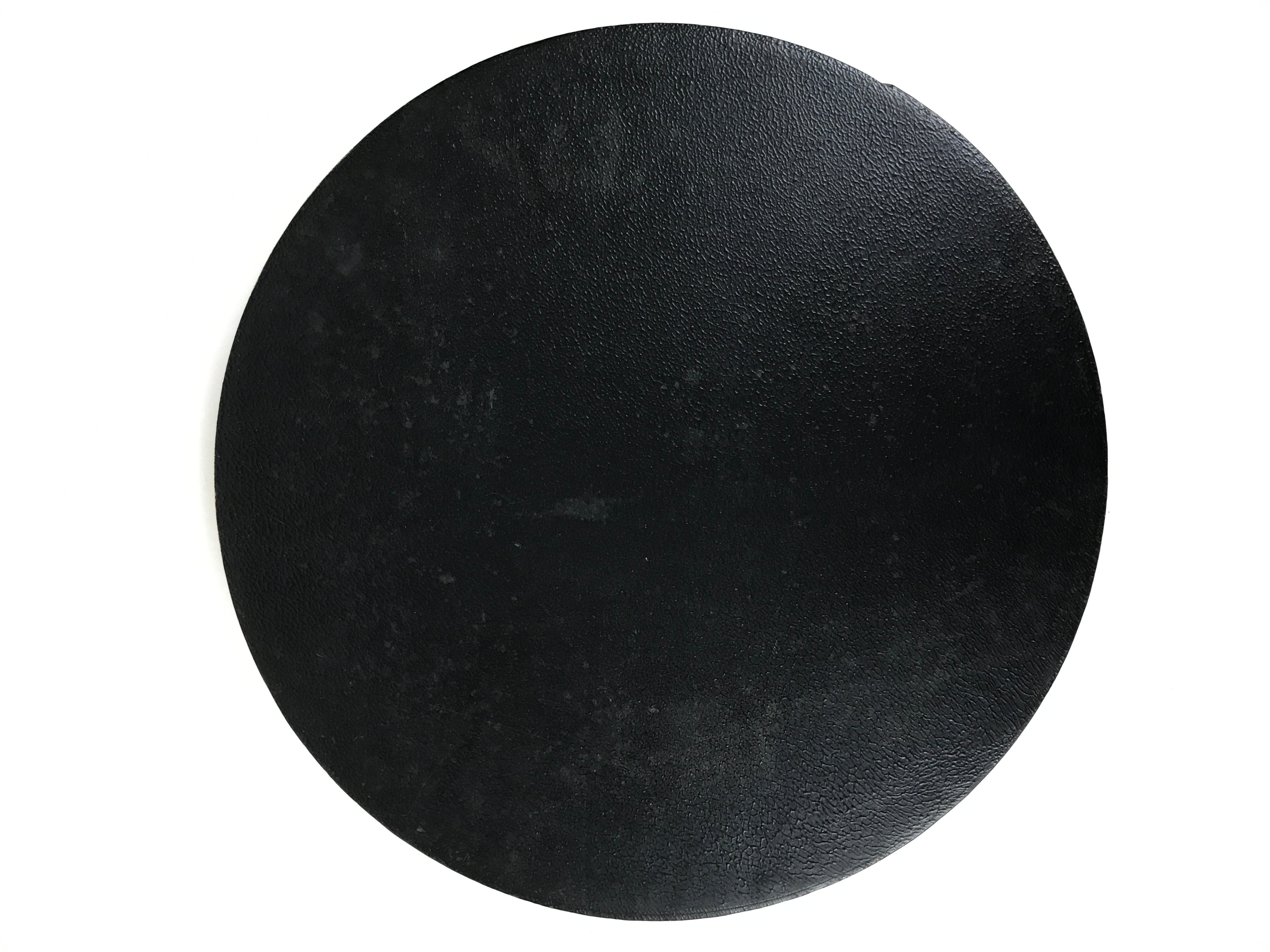 Japanese Lacquered Wooden Serving Tray Obon Vtg Round Red Vermilion Black L551