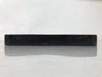 Japanese Lacquered Wooden Serving Tray Obon Vtg Square Black Red Akebono L462