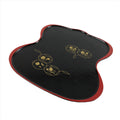 Japanese Lacquered Wooden Serving Tray Vtg Hyotan Gourd Black Red Makie L259