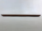 Japanese Lacquered Wooden Serving Tray Vtg Large Obon Carved Brown UR991