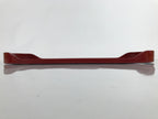 Japanese Lacquered Wooden Serving Tray Vtg Long Oval Shape Obon Red Black LWB97
