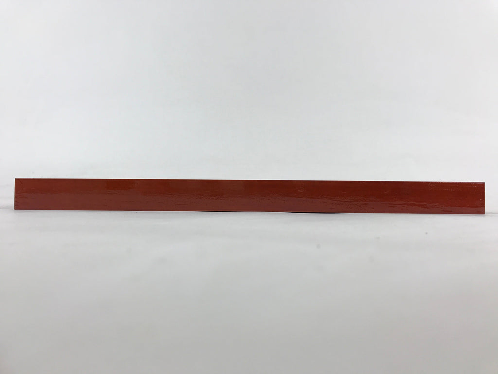 Japanese Lacquered Wooden Serving Tray Vtg Obon Shunkei Nuri Brown UR902