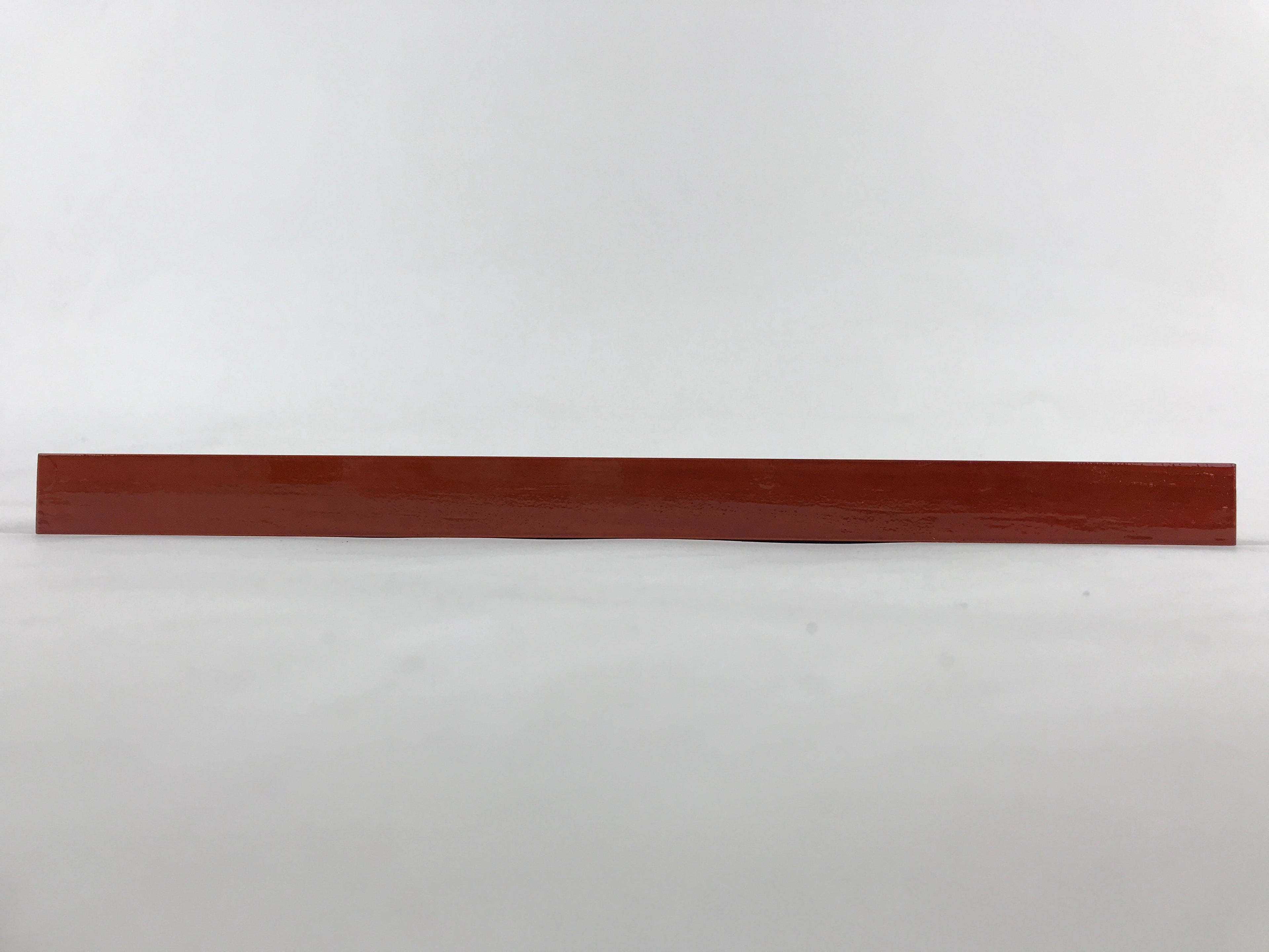 Japanese Lacquered Wooden Serving Tray Vtg Obon Shunkei Nuri Brown UR902