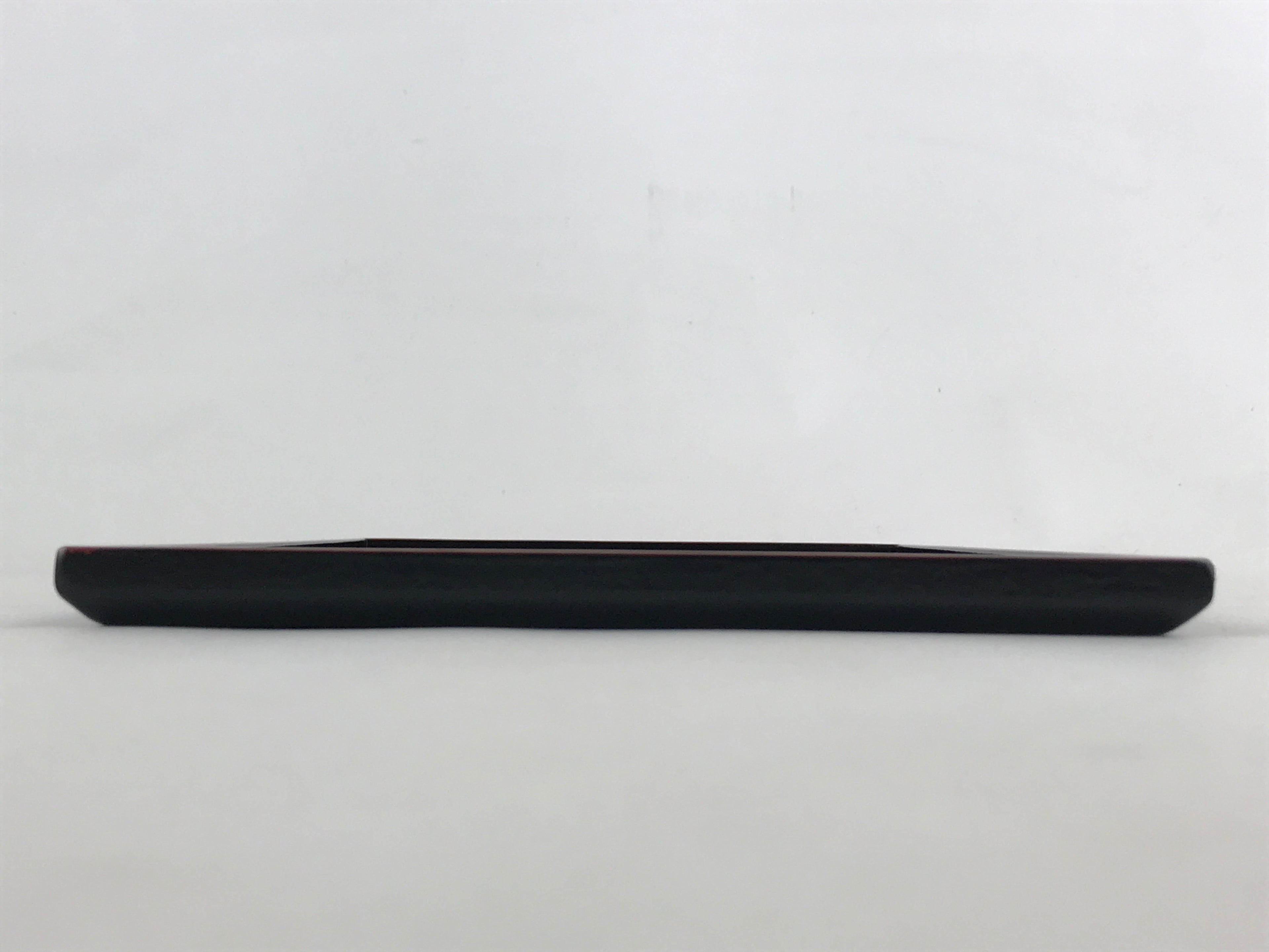Japanese Lacquered Wooden Serving Tray Vtg Obon Small Red Black Tea Snacks L1
