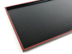 Japanese Lacquered Wooden Serving Tray Vtg Obon Small Red Black Tea Snacks UR999