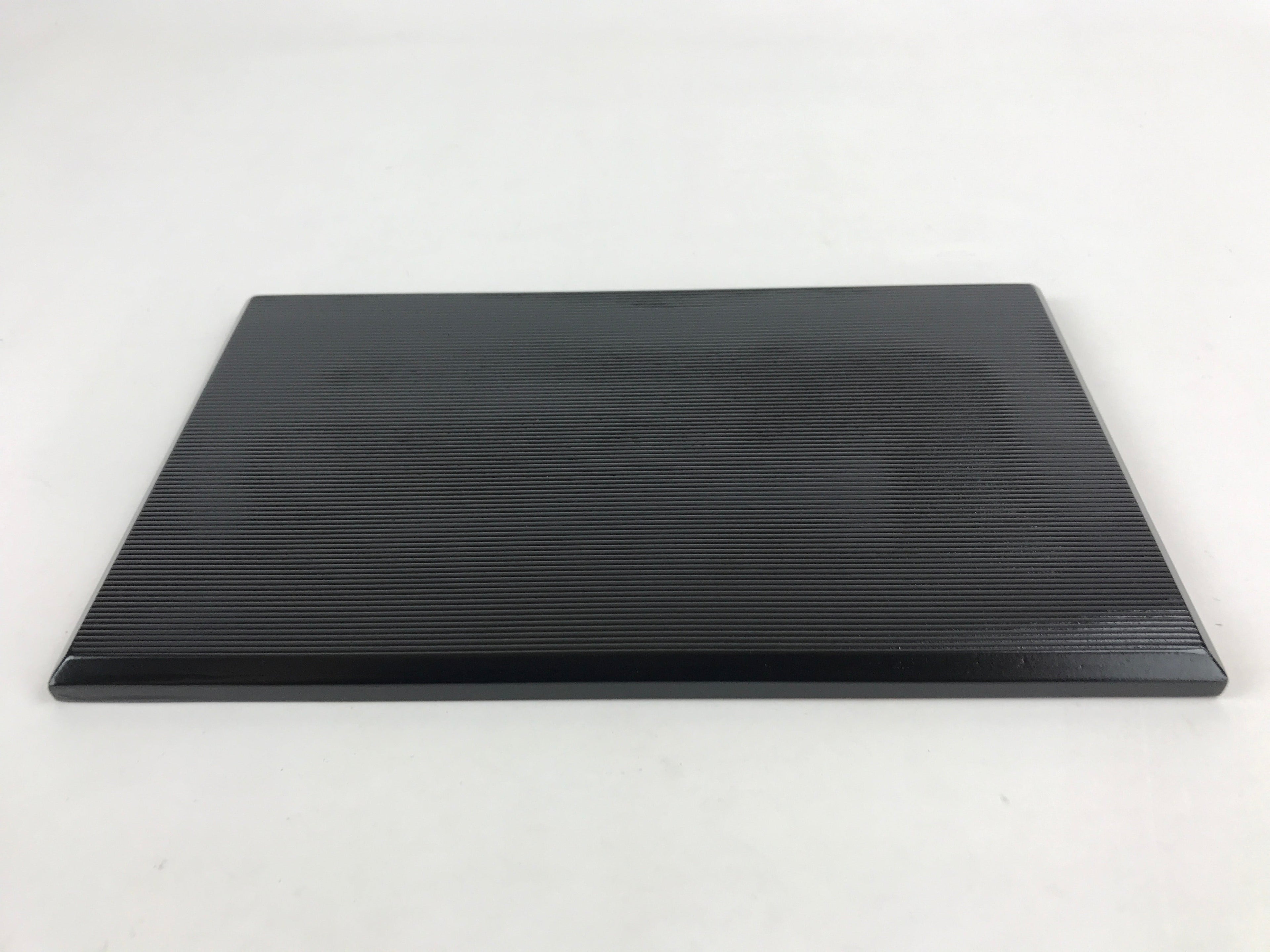 Japanese Lacquered Wooden Serving Tray Vtg Obon Small Red Black Tea Snacks UR999