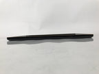 Japanese Lacquered Wooden Serving Tray Vtg Rectangle Obon Black Gold L415