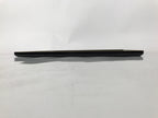 Japanese Lacquered Wooden Serving Tray Vtg Rectangle Obon Black Gold L415