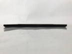 Japanese Lacquered Wooden Serving Tray Vtg Rectangle Obon Black Gold L416