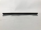 Japanese Lacquered Wooden Serving Tray Vtg Rectangle Obon Black Gold L416