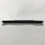 Japanese Lacquered Wooden Serving Tray Vtg Rectangle Obon Black Gold L416