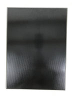 Japanese Lacquered Wooden Serving Tray Vtg Rectangle Obon Black Gold L416