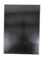 Japanese Lacquered Wooden Serving Tray Vtg Rectangle Obon Black Gold L416