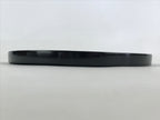 Japanese Lacquered Wooden Serving Tray Vtg Round Classic Obon Black Tea UR992