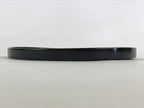 Japanese Lacquered Wooden Serving Tray Vtg Round Classic Obon Black Tea UR992