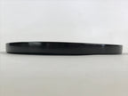 Japanese Lacquered Wooden Serving Tray Vtg Round Classic Obon Black Tea UR992