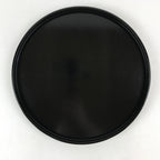 Japanese Lacquered Wooden Serving Tray Vtg Round Classic Obon Black Tea UR992