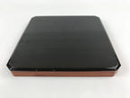 Japanese Lacquered Wooden Serving Tray Vtg Square Obon Brown Black UR968