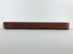 Japanese Lacquered Wooden Serving Tray Vtg Square Obon Brown Black UR968