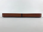 Japanese Lacquered Wooden Serving Tray Vtg Square Obon Brown Black UR968