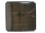 Japanese Lacquered Wooden Serving Tray Vtg Square Obon Brown Black UR969