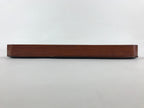 Japanese Lacquered Wooden Serving Tray Vtg Square Obon Brown Black UR971
