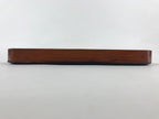 Japanese Lacquered Wooden Serving Tray Vtg Square Obon Brown Black UR971